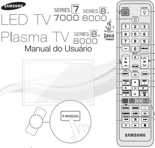 Controle 7033 Tv Pl64d550c1gxzd Pl64d550c1g Pl64d550 64d550