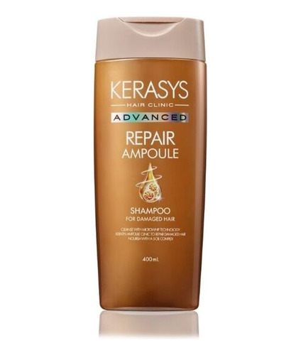 Shampoo Reparador Kerasys Con Ampolla De Queratina - 400ml