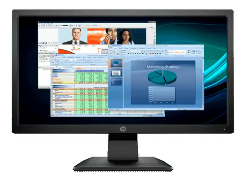 Monitor Hp P204v Led 20 , Full Hd, Widescreen, Hdmi, Negro