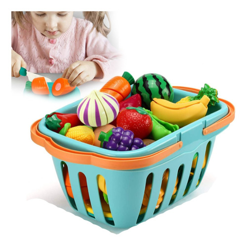 Juguetes De Cocina Para Niños Set 35 Cortar Frutas Verduras