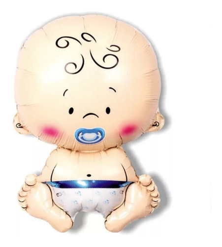 Globo De Bebe Y Mamila (niño)