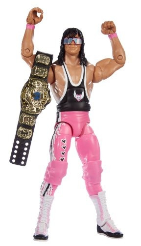 Wwe Wrestlemania Flashback Elite Bret Hart Figura De Accion