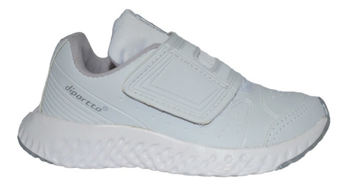 Zapatilla Colegial Diportto Velcro Original Blanco