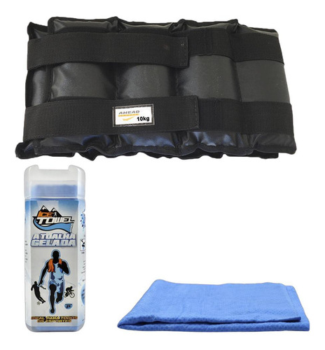 Kit Par De Caneleiras 10 Kg + 1 Toalha Gelada Ice Towel