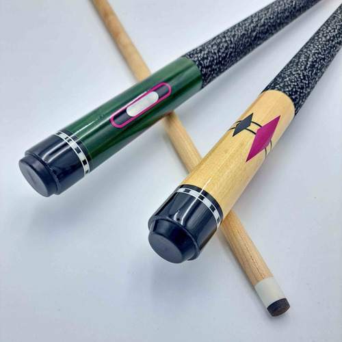 Taco De Billar Con Punta De 11 Y 12 Mm Mango De Hilo +regalo