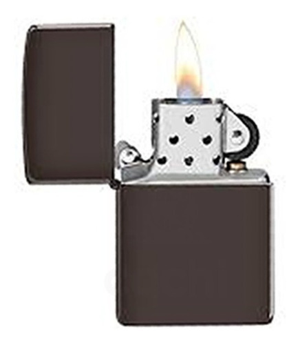 Imagen 2 de 6 de Encendedor Zippo Regular Brown Matte 49180