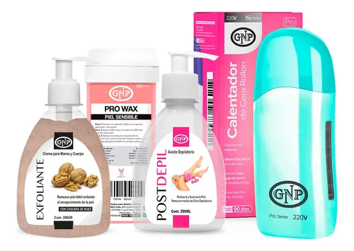 comprar Kit Cera Depilatoria Calentador Cartucho Aceite Y Crema Gnp