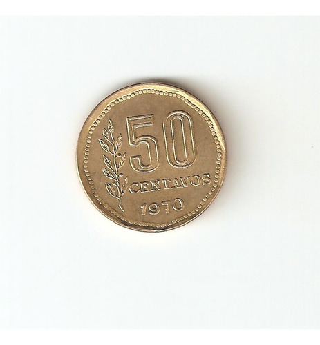 Monedas Argentinas 50 Centavos De 1970 Casi Sin Circular