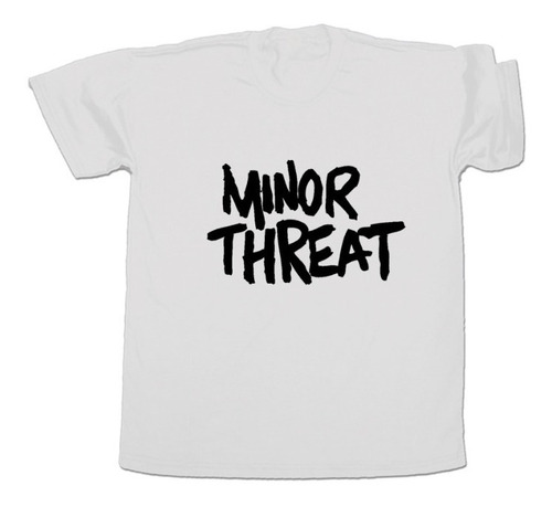 Imagen 2 de 3 de Remera Minor Threat Logos Unisex Multicolor, Hardcore Punk