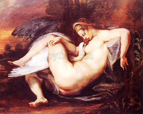 Cuadro Leda Y El Cisne - Peter Paul Rubens - 1601
