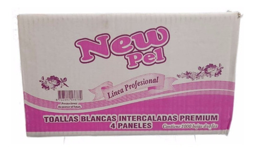 Toalla De Papel Blanca Intercalada New Pel 4 Paneles