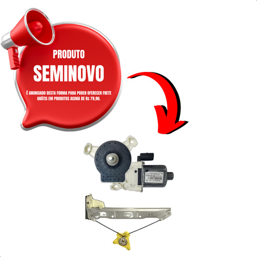 Kit Motor Bosch C/ Maquina Vidro Dd Vw Gol G5 A G8 2008 A 23