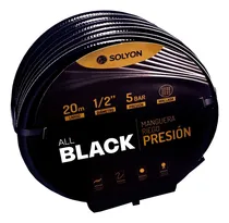 Comprar Manguera Solyon Riego Presion All Black 1\u002F2 X 20 5 Bar Negra Color Negro