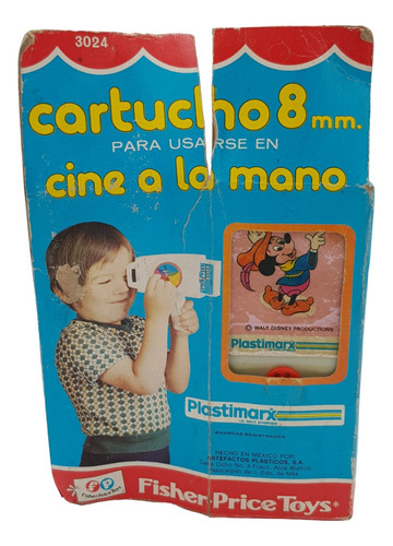 Cartucho Cine A La Mano Plastimarx Disney Caja Maltratada