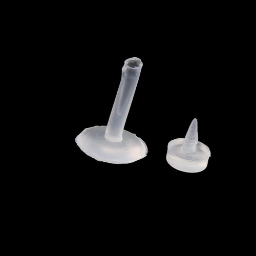 10pcs Joyería De Cuerpo De Acrílico Bares Retenedores