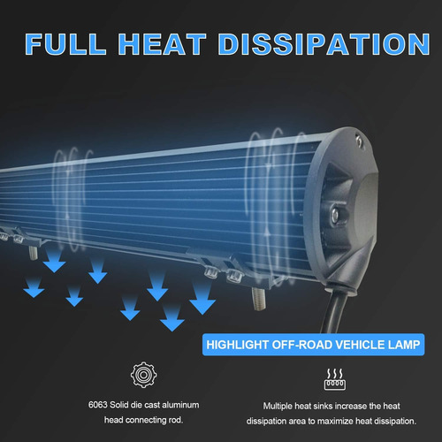Barra De Luz Led 12 Pulgadas 180w Lm Luches Fog Leaches Led