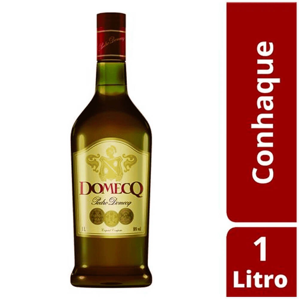 Conhaque nacional coquetel composto 1 Litro Domecq