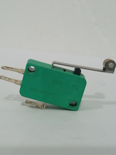 Mini Micro Switch, Nso-060d, Palanca Con Rodillo, Metaltex.