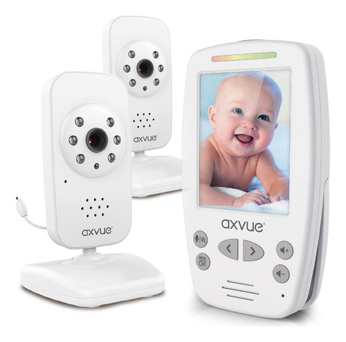 Monitor De Video Para Bebé, 2 Cámaras, Pantalla Vertical