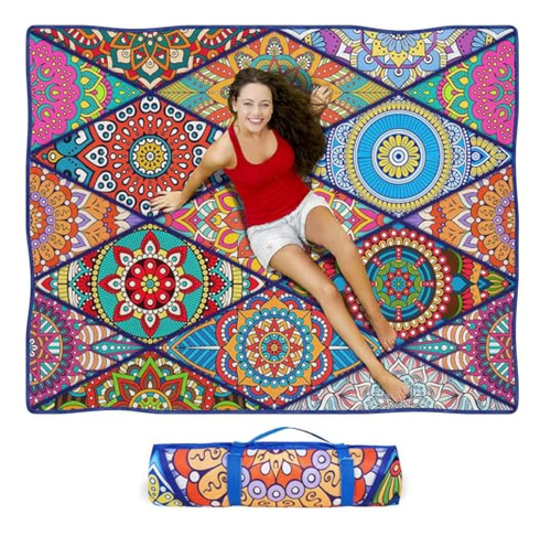 Waterproof Picnic Blankets Foldable & Portable 60''x80''