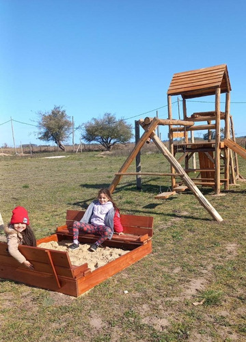 Arenero Para Niños En Madera // Juegos // Plaza