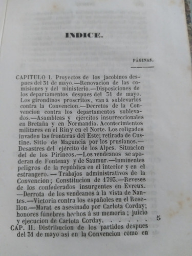 Revolución Francesa Por M. A. Thiers: Edición 1845 (Usado)