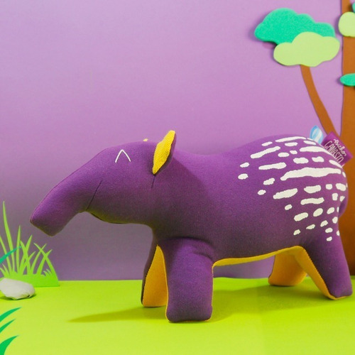 Muñeco De Apego Animales Argentinos Tapir Bebé Bicho Canasto