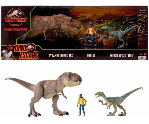 Jurassic World - Blue Velociraptor & T- Rex  Pack Promo 