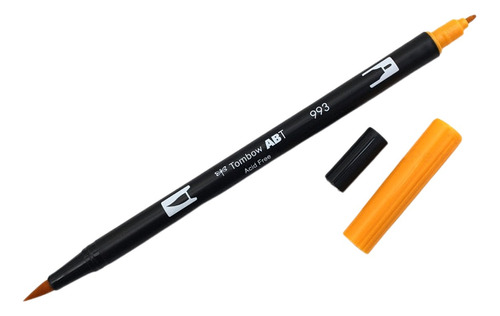 Tombow Marcadores Dual Brush Abt - Color 993 Chrome Orange