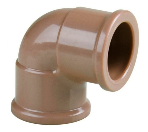 Cotovelo Joelho 3/4 Fortlev 90° Soldável 25mm Marrom 25 Peça