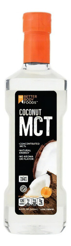 Aceite De Coco Organico Mct 500ml