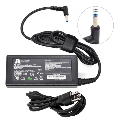 Cargador Premium Para Hp 15-cw1004la 19.5v 3.33a 65w