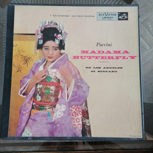 Puccini Madama Butterfly Complete 3 Lp Box Set, Leer Descrip