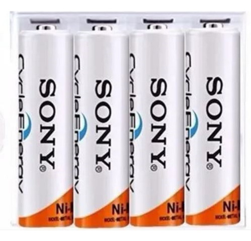 4 Pilas Bateria Aa Recargable Sony Blister 4 De 4300 Mah