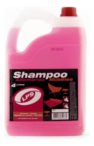 Shampoo Para Alfombras Muebles 4litros Hogar