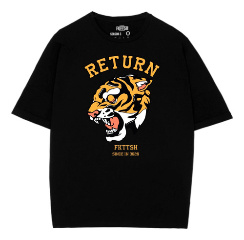 Playera Universy Taigger Oversize Fkttsh D180