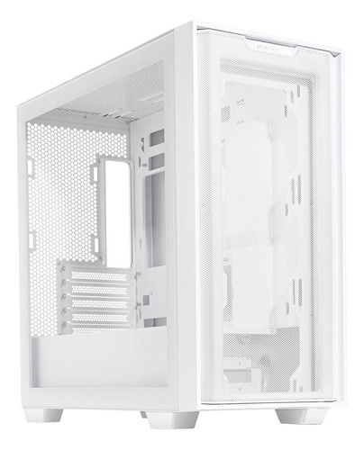 Gabinete Asus A21 Case Micro Atx Cristal Templado Blanco