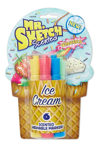 Mr.sketch Scented Washable Marker Set Pkgchisel Ice Cre...