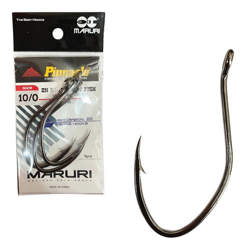 Anzol Pinnacle 2x Strong Cat Fish Black 10/0 (03un) 