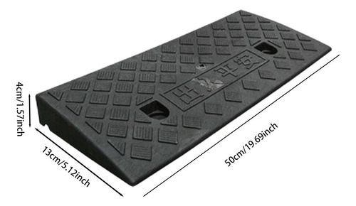 Almofada De Rampa Para Rampa, Almofada A 4cm Preto