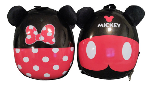 Dúo Mochila Infantil Preescolar Mickey Mouse-minnie.