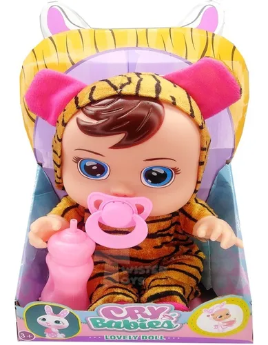 Muñeca Cry Babies Nala Tigre Bebe Sonido Y Accesorios | Cuotas sin interés