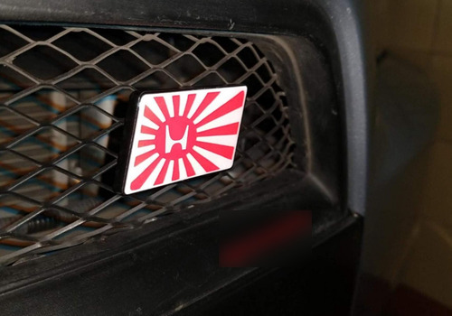 Emblema Para Grade Dianteira Honda Japão Sol Nascente