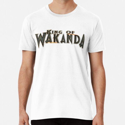 Remera Rip-chadwick Boseman-rey De Wakanda-negro Algodon Pre