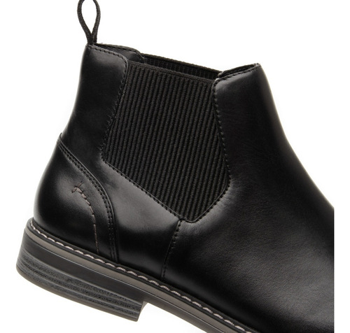 Botin Hombre Chelsea Piel Flexi Cómodos Negro 25-29 404604