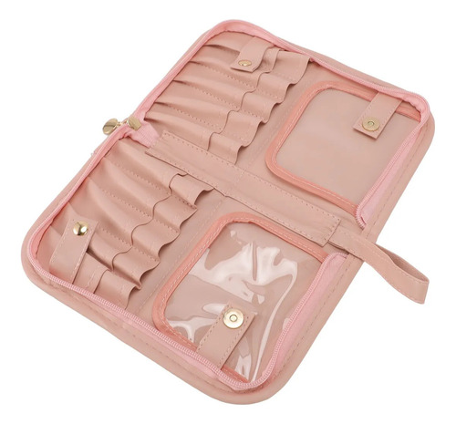 Funda Plegable Para Brochas De Maquillaje, Bolsa Con Soporte