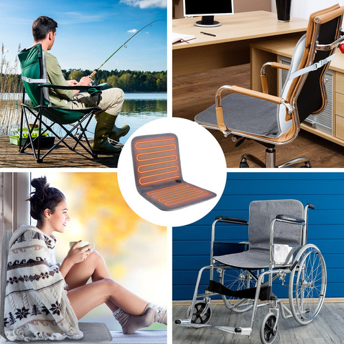 Wenqik - Cojín De Asiento Con Calefacción Portátil Usb De 17