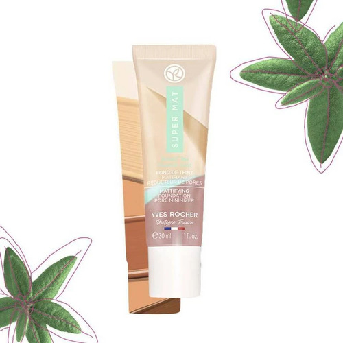 Yves Rocher - Base De Maquillaje Liquido Súper Mate 30 Ml Beige 200