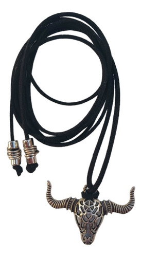 Collar Tiento Bull Negro Choker Tendencia Aesthetic 