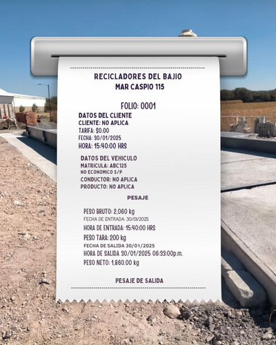 Software Para Bascula Camionera, Personalizado A Medida